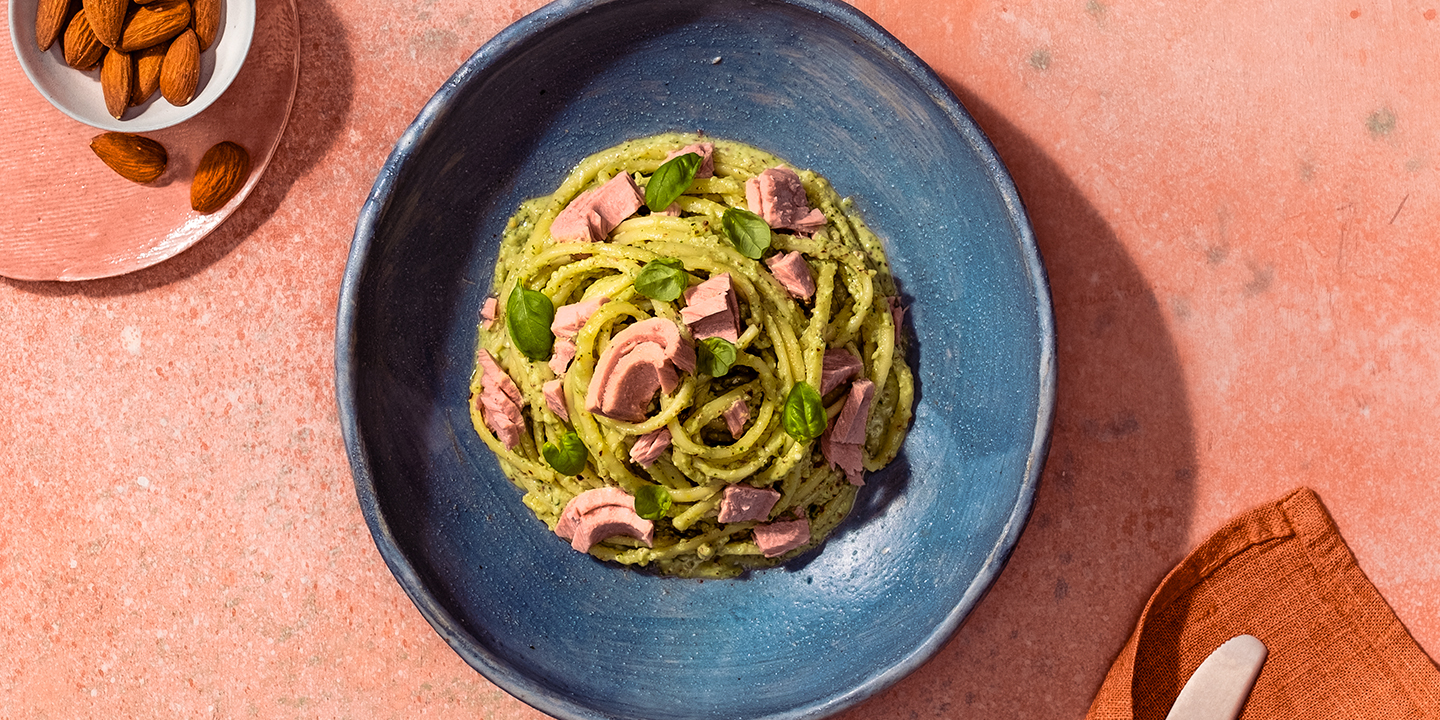 Linguine met citroen-tonijnsaus