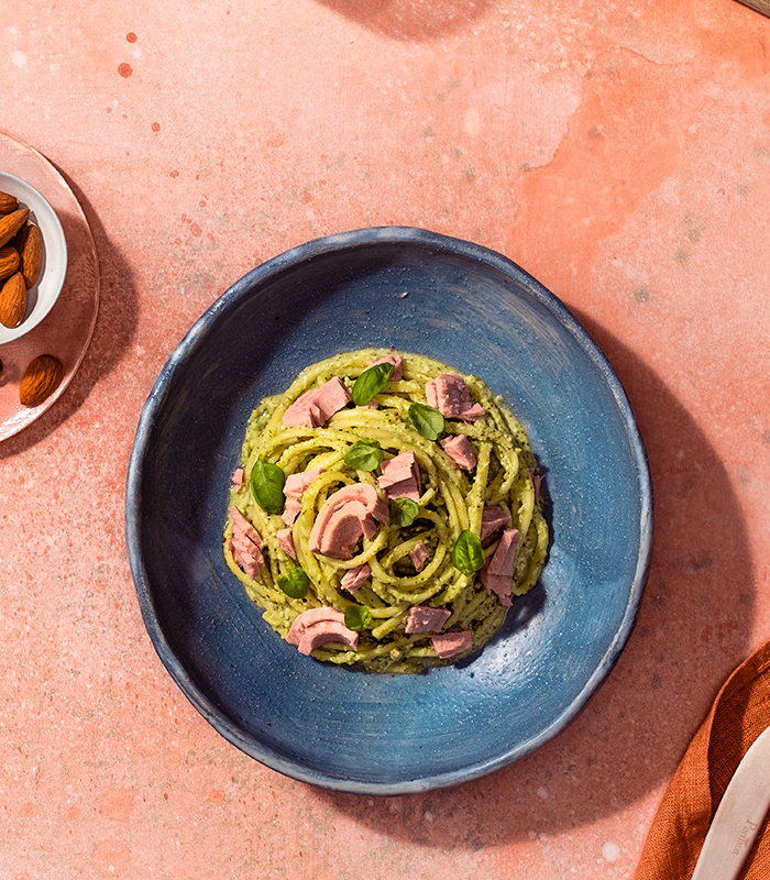 Linguine met citroen-tonijnsaus