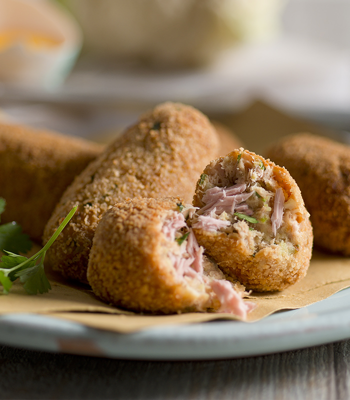 Croquettes au thon et au chou-fleur