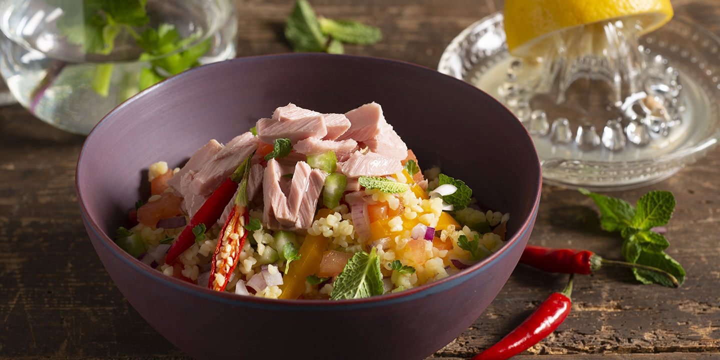 Boulgour en tonijnsalade