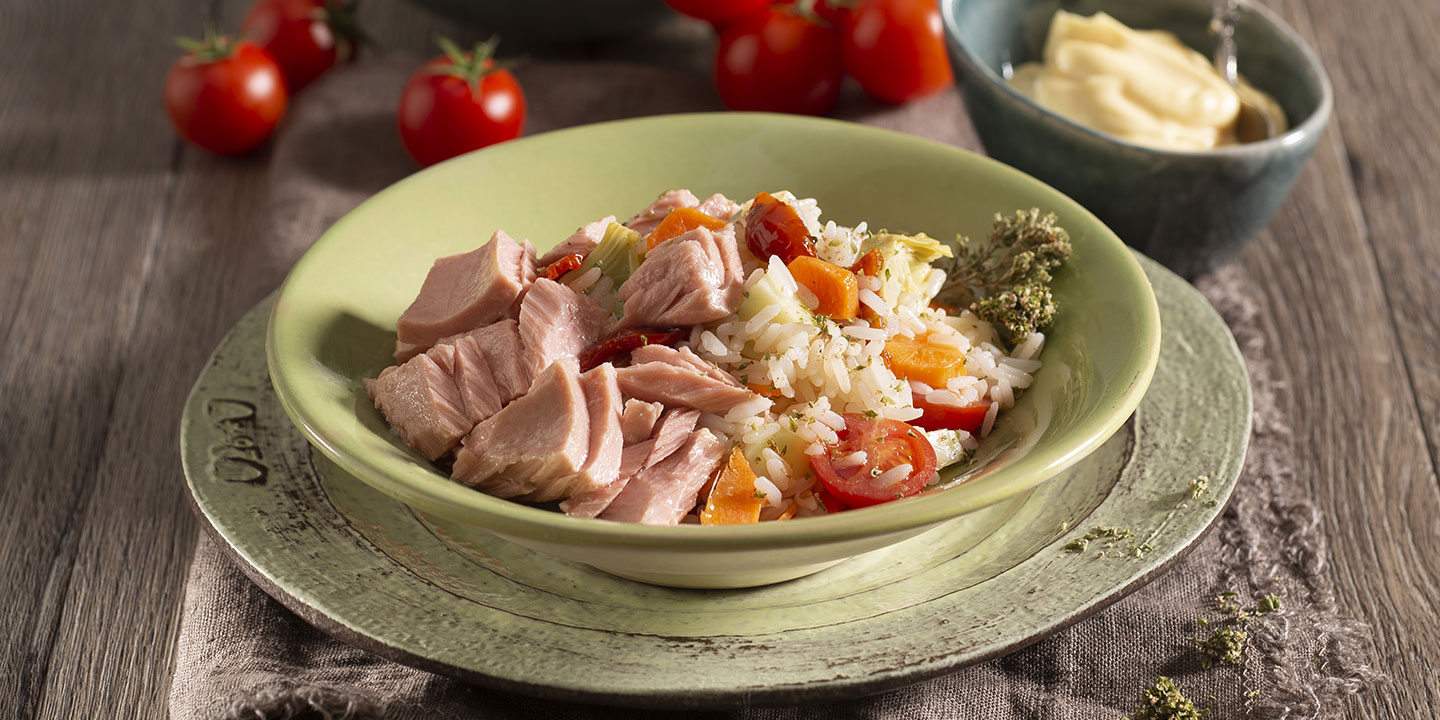 Salade de riz au thon